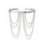 Punk style chain arm bracelet ethnic arm chain with adjustable opening - Korvel
