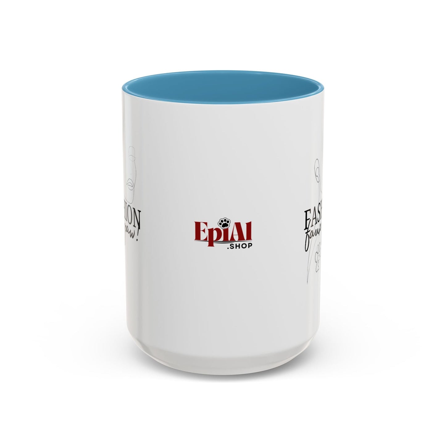 Stylish Faux Paw Accent Coffee Mug - Perfect for Your Brew (11oz & 15oz) - Korvel