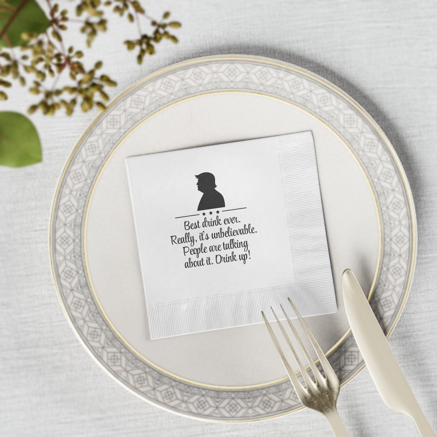 Best Drink Ever Cocktail Napkins – Fun Party Décor