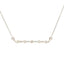Pendentif de mode en diamant véritable de 0,05 ct en or blanc 14KT