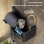 Premium Wall-Mounted Hair Dryer and Accessory Rack