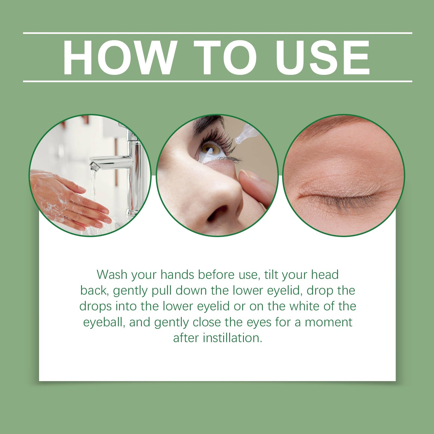 Eye Care Drops Hydrating Moisturizing Gentle Moisturizing Soothing Eye Skin Care Drops - Korvel