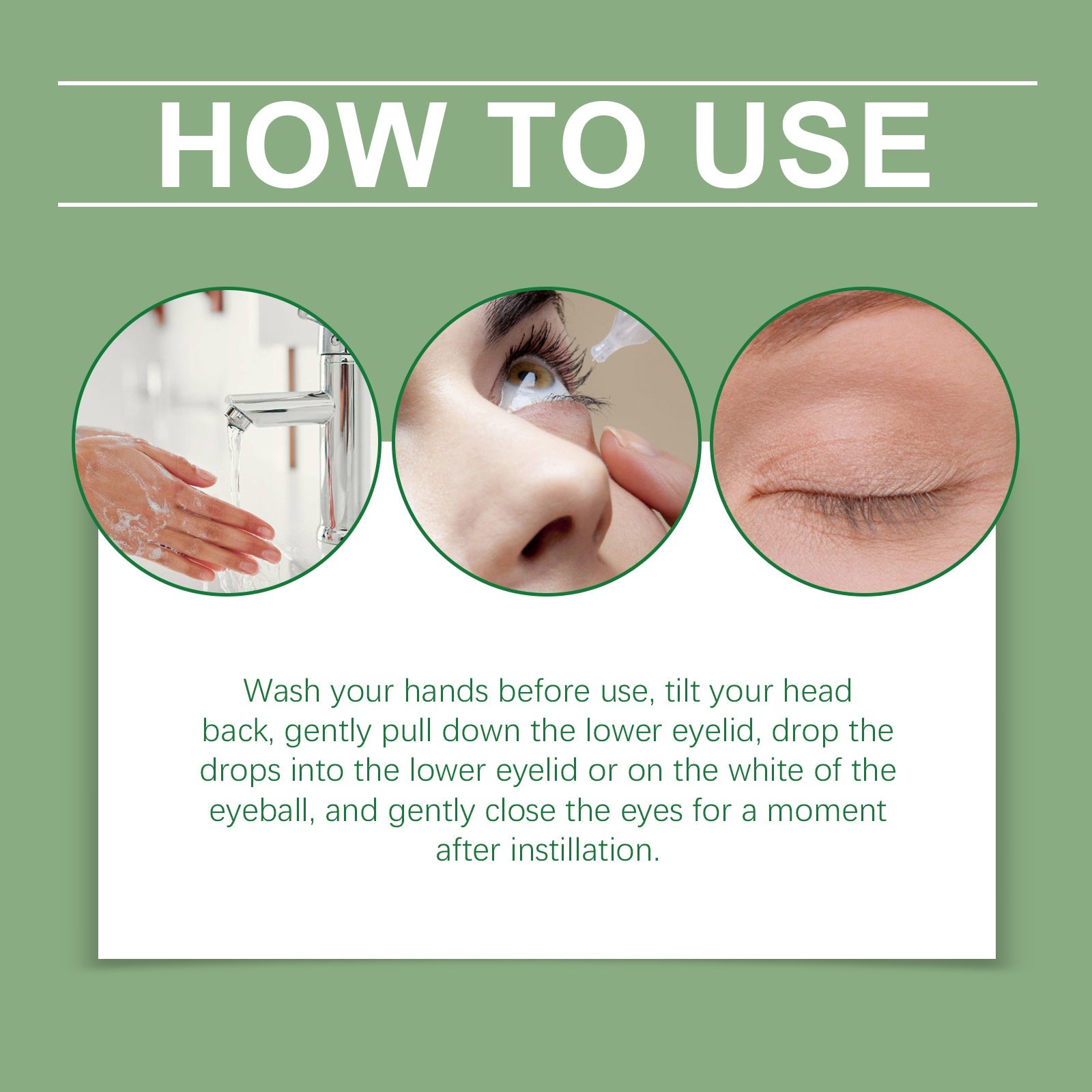 Eye Care Drops Hydrating Moisturizing Gentle Moisturizing Soothing Eye Skin Care Drops - Korvel