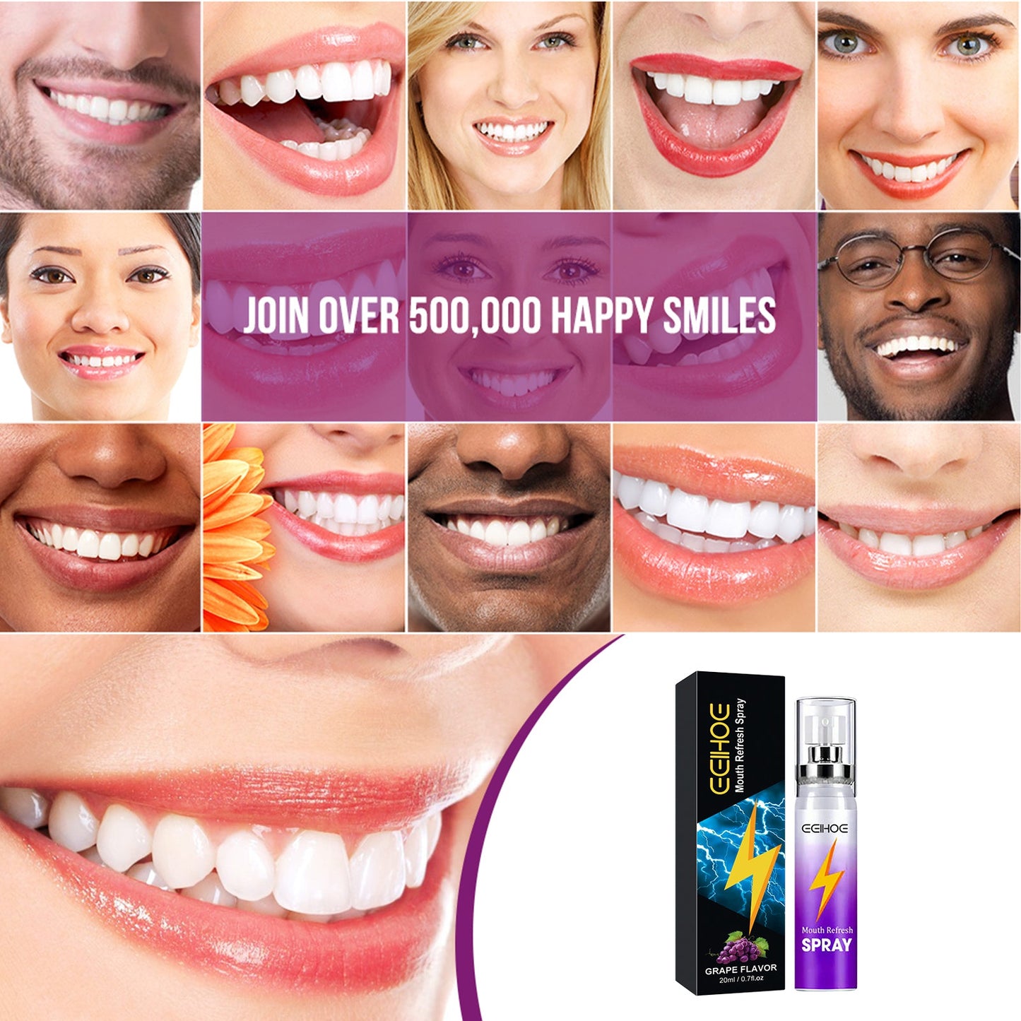 Fresh Mouth Spray - Portable Breath Freshener