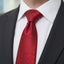 Crimson Iconic Silhouette Slim Necktie