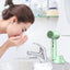6-In-1 Hot And Cold Facial Cleanser Display Cleansing Brush Ultrasonic Facial Cleanser Pore Cleaning Silicone Beauty Instrument - Korvel