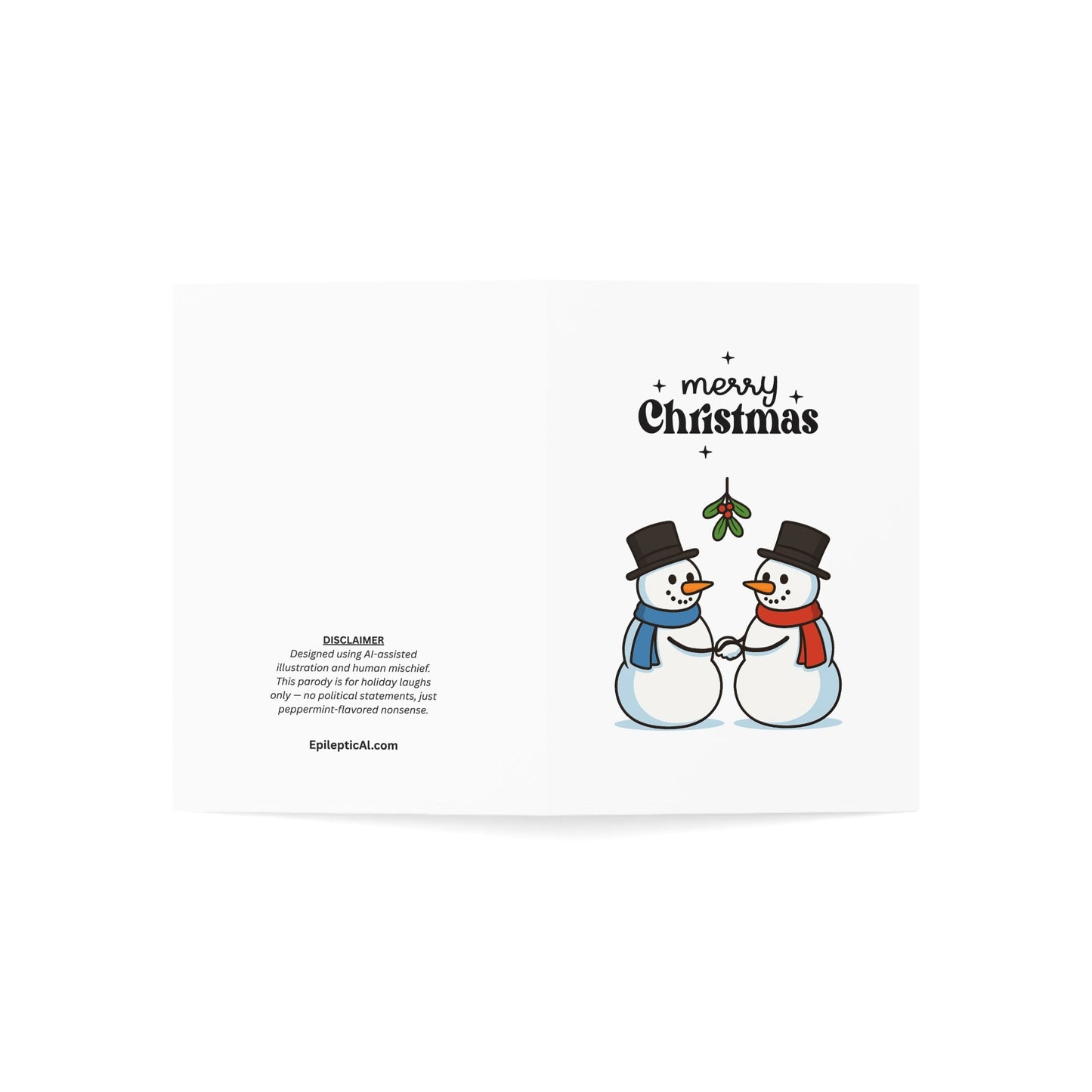 Carte de Noël Esprit de Bipartisme – Ensemble de 1, 10, 30 ou 50