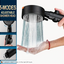 1pc High-Pressure Shower Head, Multi-Functional Hand Held Sprinkler With 5 Modes, 360°Adjustable Detachable Hydro Jet Shower Hea - Korvel