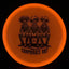 Glow Isolation Rot - Premium Disc Golf Putter
