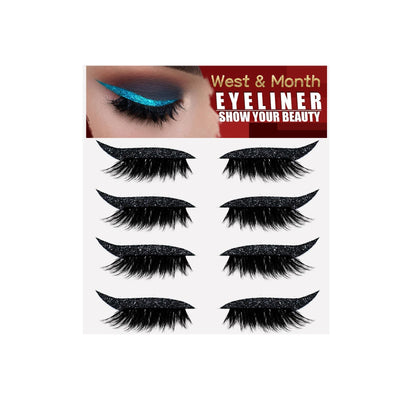 Reusable Eyeliner Stickers, Double Eyelid Stage Makeup Party Nightclub - Korvel