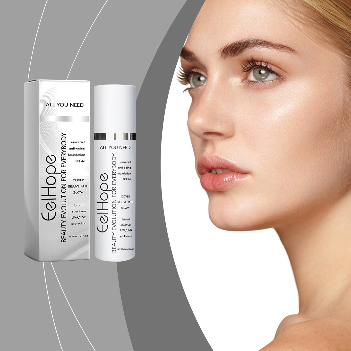 Fond de teint liquide hydratant et correcteur - Éclaircissant naturel