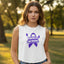 Géré. Continu. Crop Top Femme | Sensibilisation à l'Épilepsie