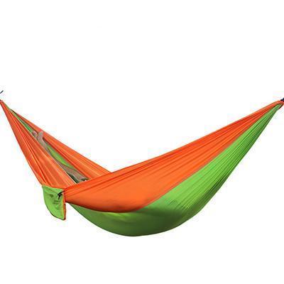 Portable Double Hammock - Durable Nylon for Outdoor Relaxation