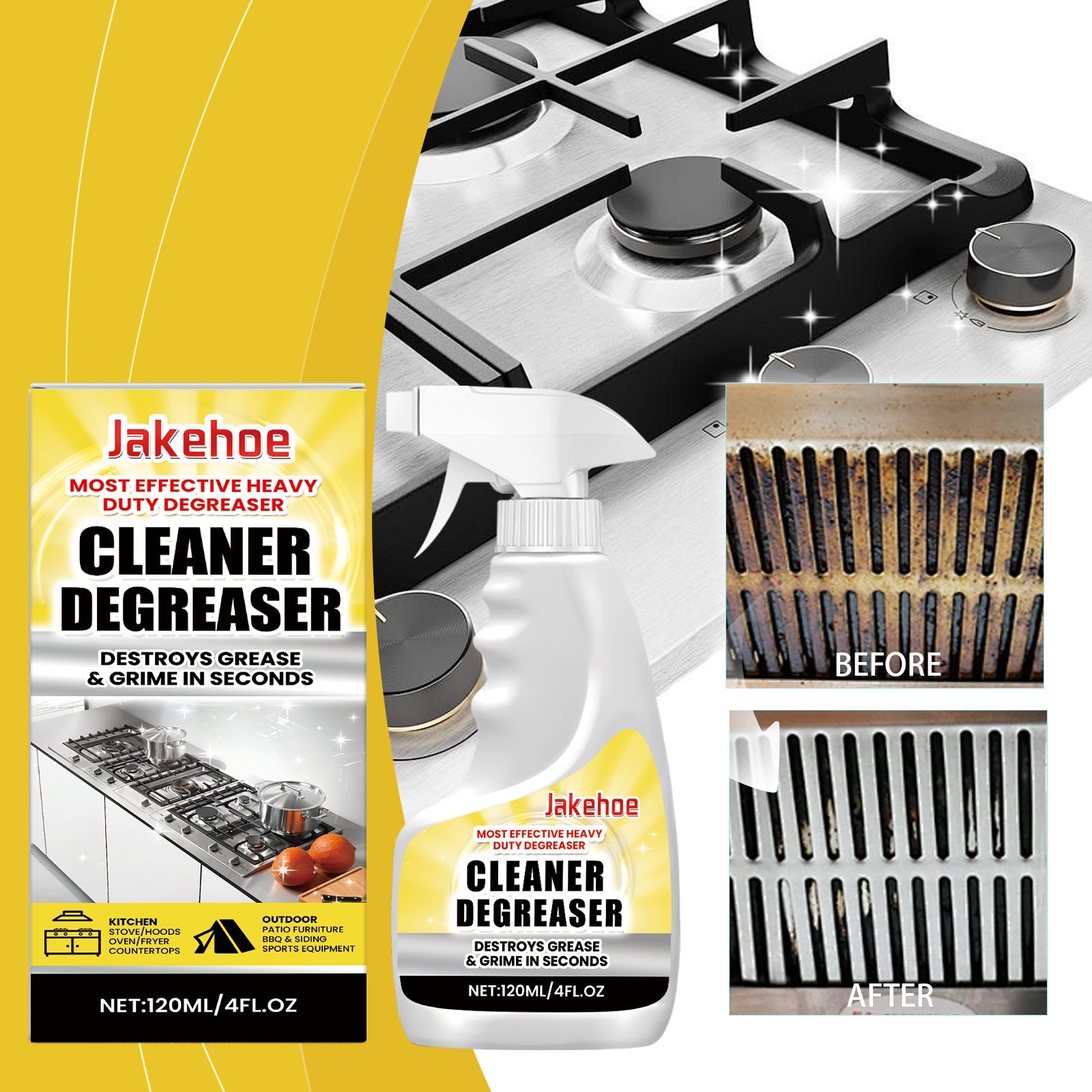 Oil Cleaning Detergent Oil Cleaning Detergent Household And Outdoor Multi-Functional Decontamination Gentle Cleaning - Korvel