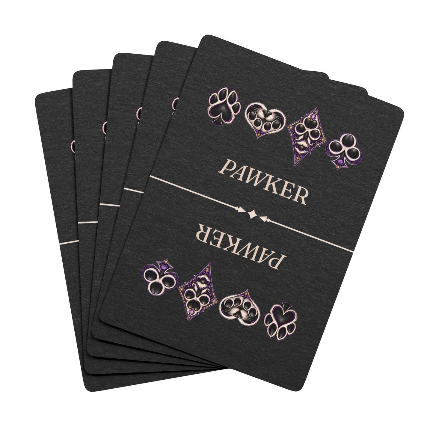 PAWKER Cat Poker Playing Cards – Unique Cat Suit Deck