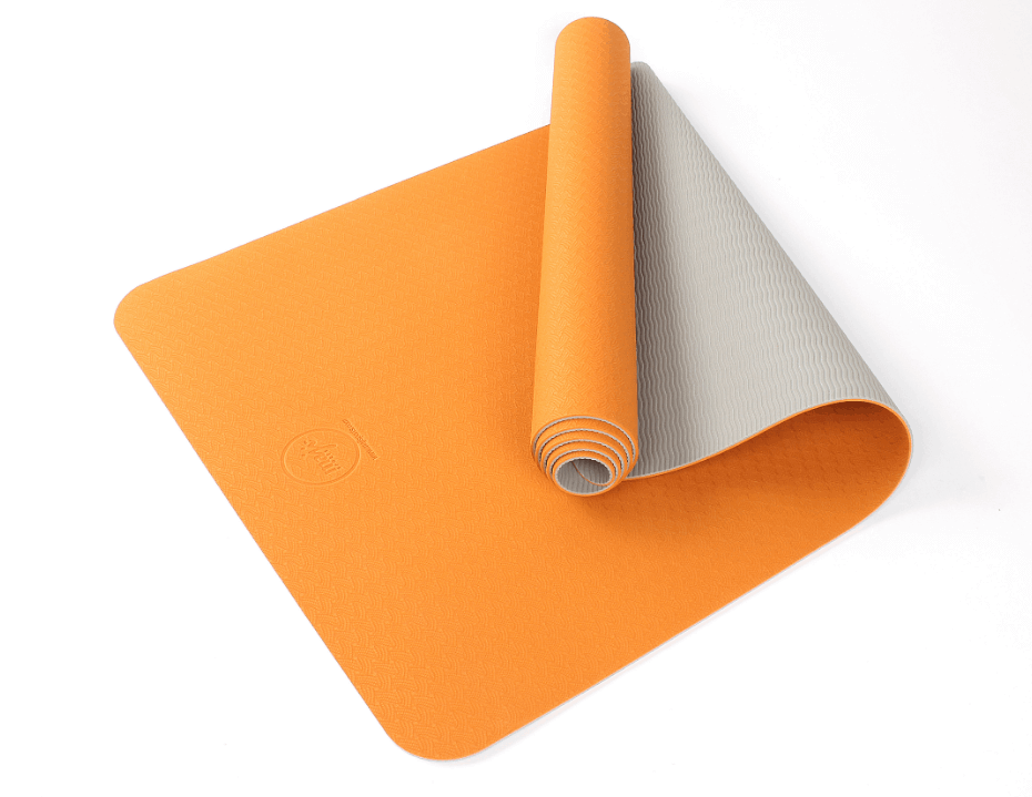 Tapis de yoga TPE écologique bicolore