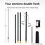 Portable Aluminum Alloy Camping Lamp Holder with Storage Bag