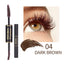 Fit Colors Double-Head Color Mascara Thick Curling Waterproof Not Smudged Multi-White Eyebrow Mascara - Korvel