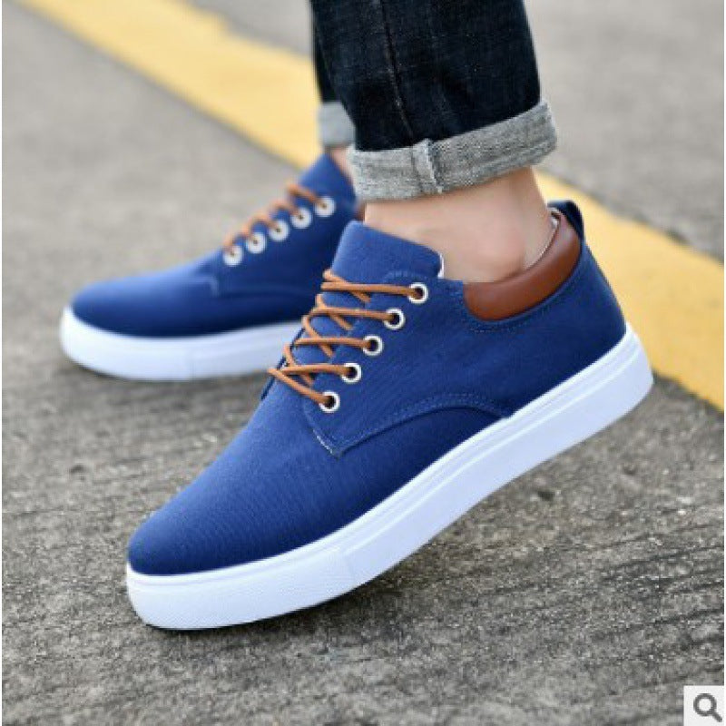 Korean Breathable Men's Casual Canvas Sneakers