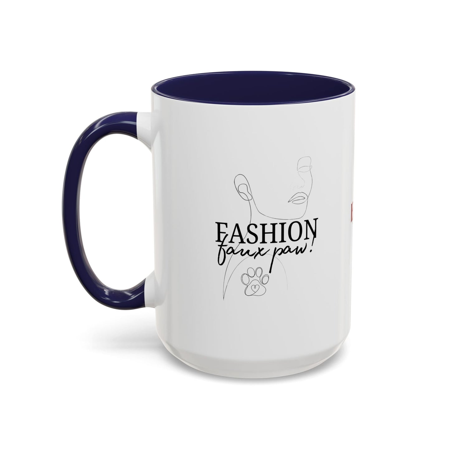 Stylish Faux Paw Accent Coffee Mug - Perfect for Your Brew (11oz & 15oz) - Korvel