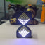 Cyber-style LED electronic sand timer: gravity-sensing, 1-30min countdown, tech decompression toy - Korvel