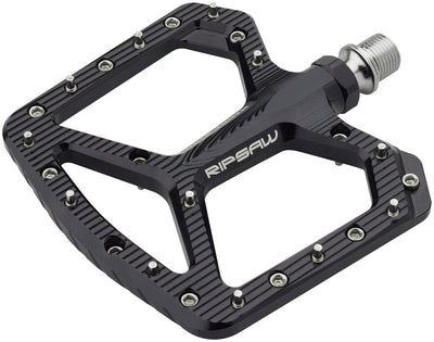 Pedales de aluminio Wolf Tooth Ripsaw - Plataforma de aluminio 9/16" negro