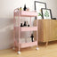 3 - tier rolling metal utility cart with wheels. Multifunctional, for kitchen, etc. Model: FRUTA - 001 1690 2090 - Korvel