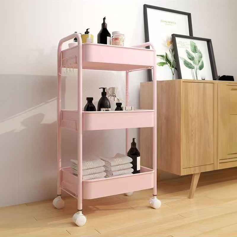 3 - tier rolling metal utility cart with wheels. Multifunctional, for kitchen, etc. Model: FRUTA - 001 1690 2090 - Korvel