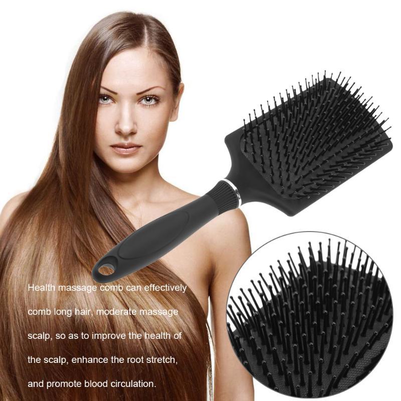 Hair Massage Comb Hairbrush Bristle&Nylon Women Wet Curly Hair Brush for Salon Hairdressing Styling Tools - Korvel