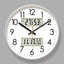 Horloge murale électronique avec calendrier 2025 - Design moderne