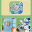 500ml Bus Car Children's Straw Water Cup Tritan Cute Plastic Cup Portable Outdoor Bouncing Lid Cup - Korvel