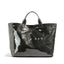 Vintage PVC tote with DuPont lettering. Simple, transparent, large - capacity handbag for commuting women. - Korvel