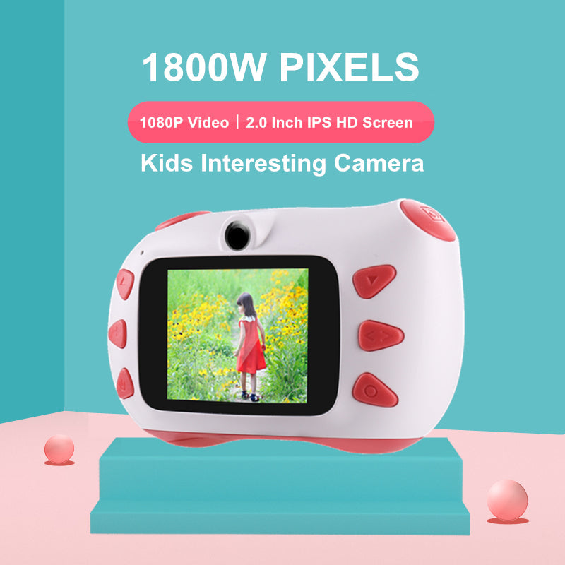 New Cute Fashion Children Digital Camera Can Take Pictures Can HD Video Mini SLR Interest Training Toy Gift - Korvel