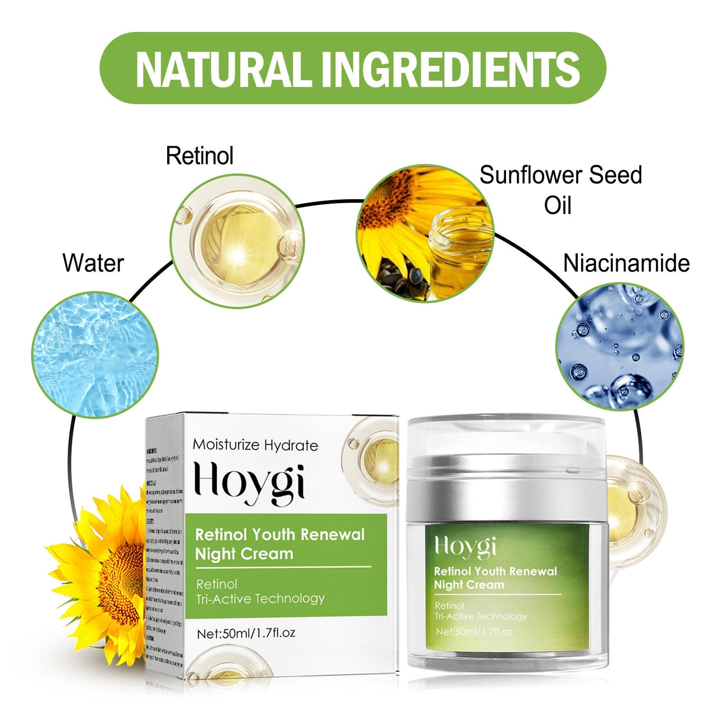 Premium Retinol Face Cream for Firming and Hydration