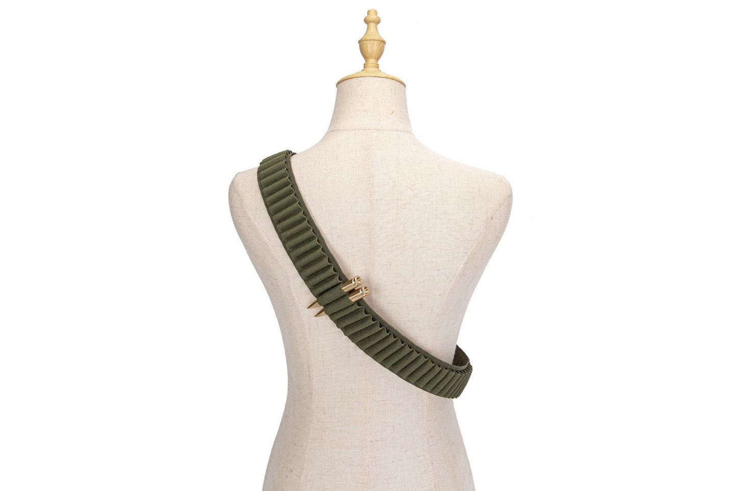 Tactical Bullet Storage Belt with 50 Holes for Outdoor Sports