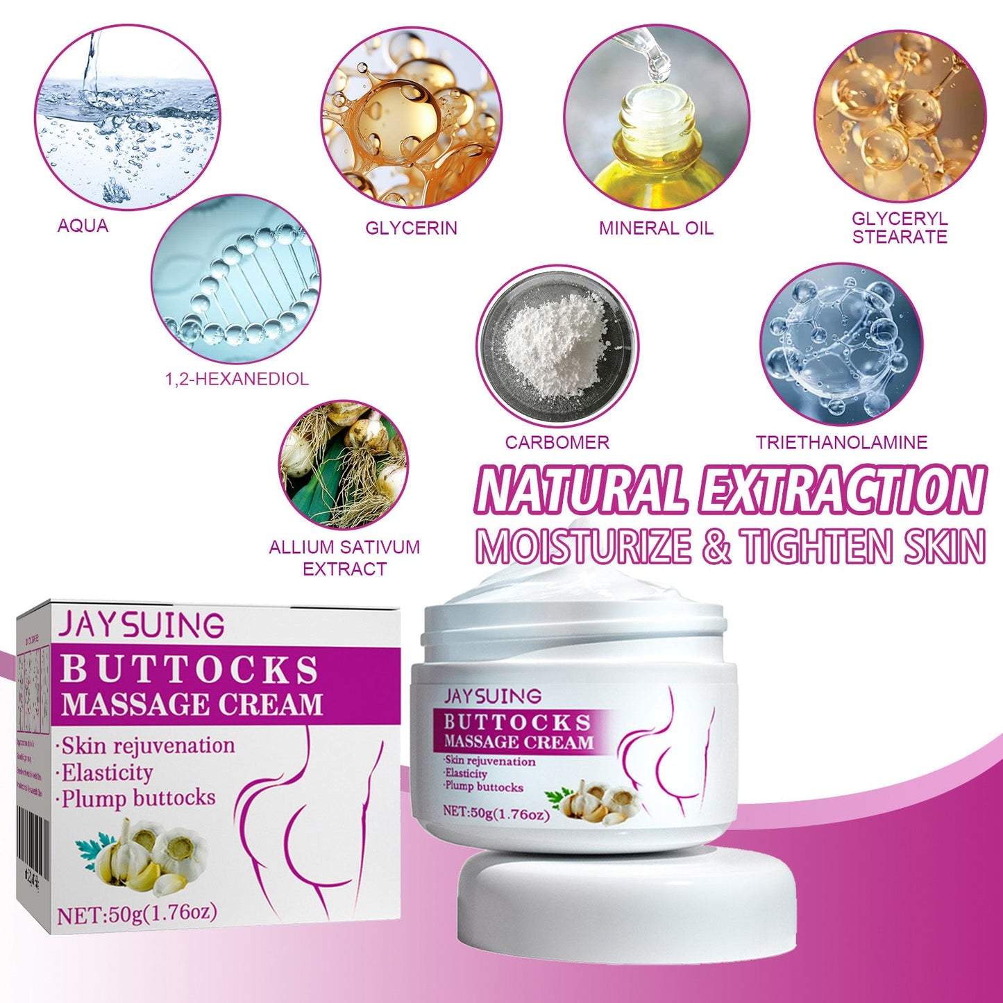 Hip Care Cream Firming And Lifting Hips Peach Hips Shaping Hips S-Curve Hips Care Cream - Korvel