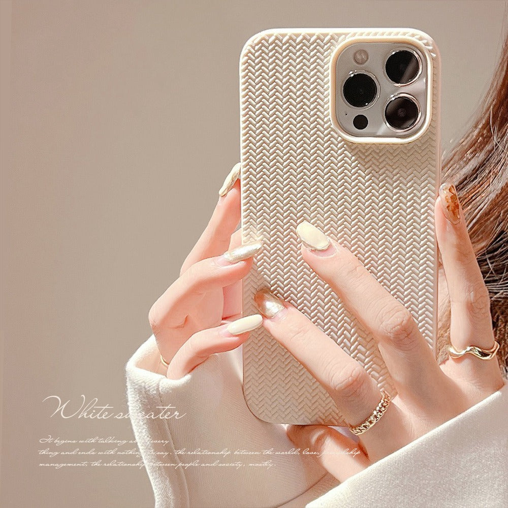Coque en Tricot Premium pour iPhone 14 et 14 Pro Max