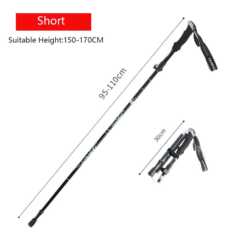 Telescopic Anti-Shock Trekking Stick - Ultralight Aluminum