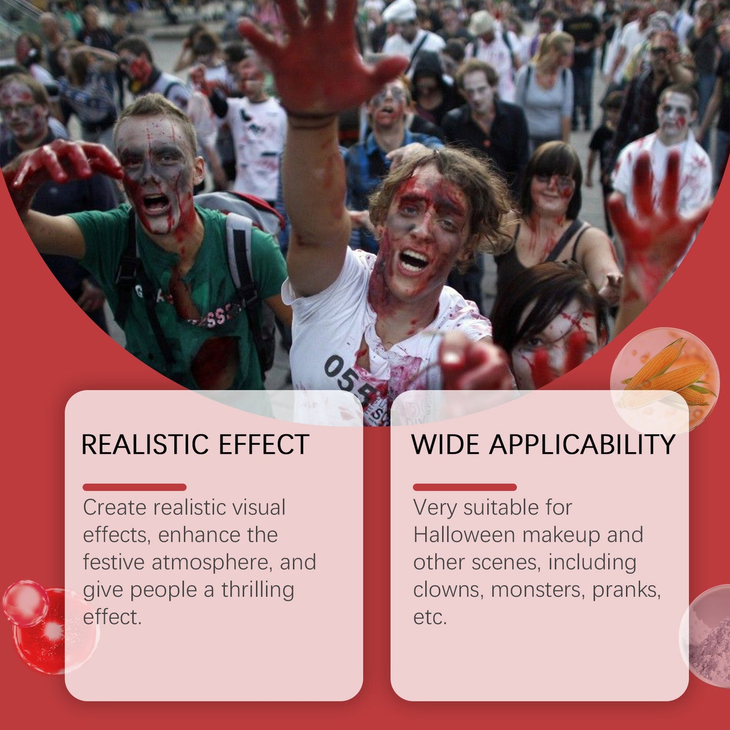 Premium Halloween Costume Makeup Set for Festive Effects