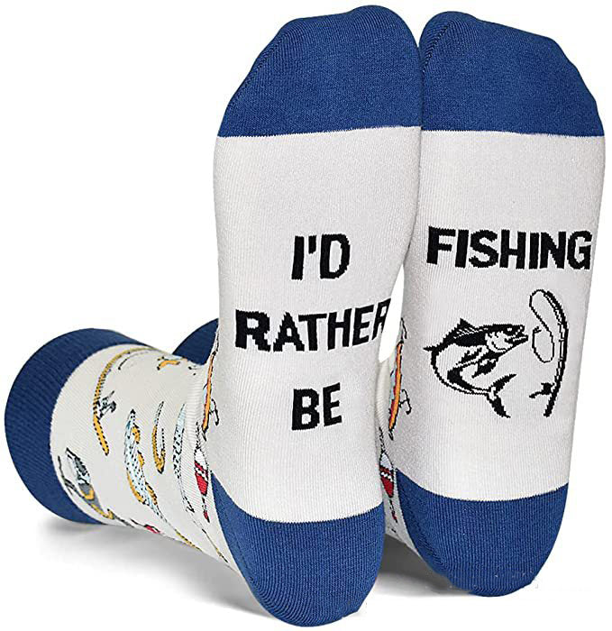 English Letters Socks Outdoor Camping Fishing Mountain Climbing Ski Sports Tube Socks - Korvel
