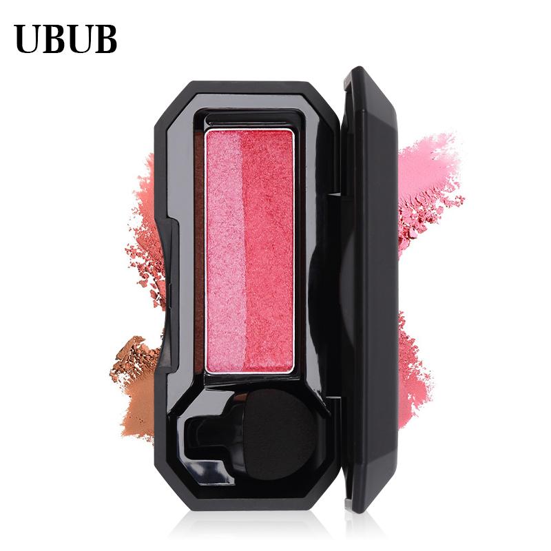 UBUB Professional Double Colors Shimmer Smoky Eyeshadow Shiny High Pigments Waterproof Long Lasting Nude Eye Shadow Palette - Korvel