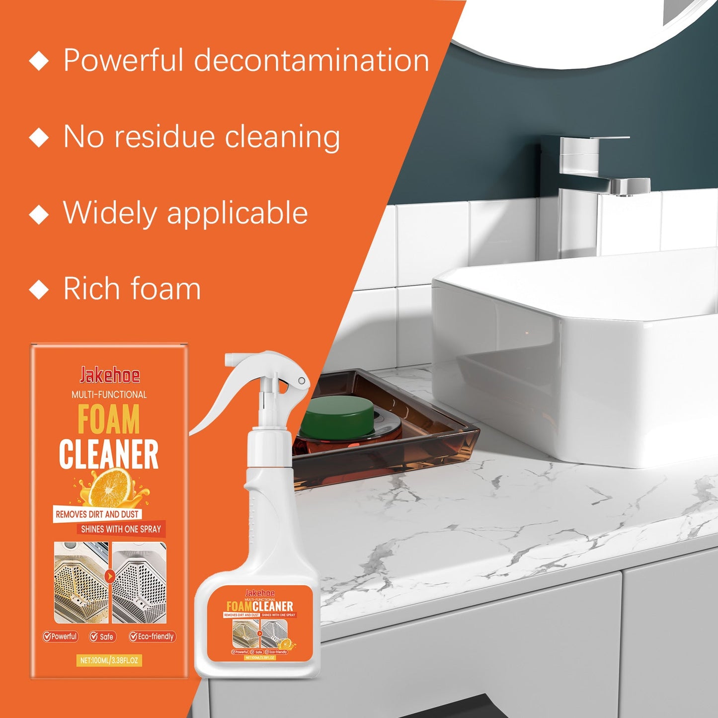 Premium Multi-Purpose Foam Cleaner for Household Use