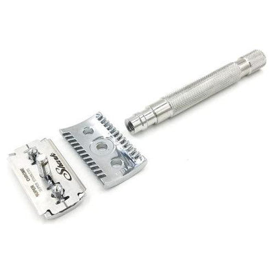 Parker 68S Stainless Steel Open Comb Safety Razor