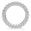 Anillo de Eternidad de Diamantes Redondos en Oro Blanco de 14k