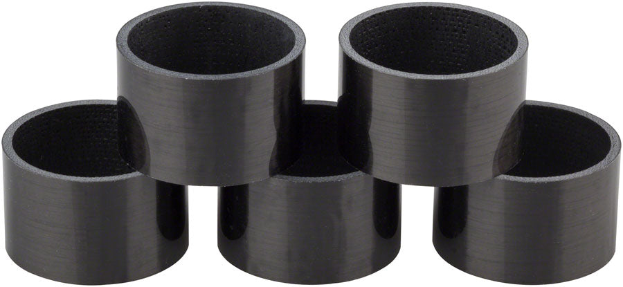 WHISKY 20mm UD Carbon Spacer Gloss Black 5-Pack