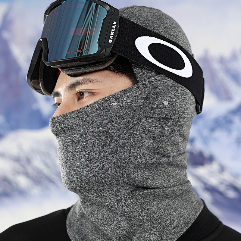 Masque de tête en velours coupe-vent pour le ski