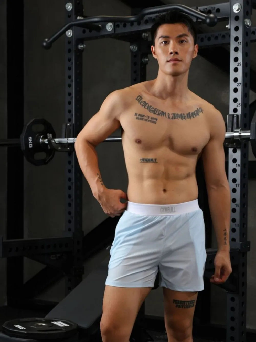 Men's Plus Size Elastic Waist Jogger Shorts
