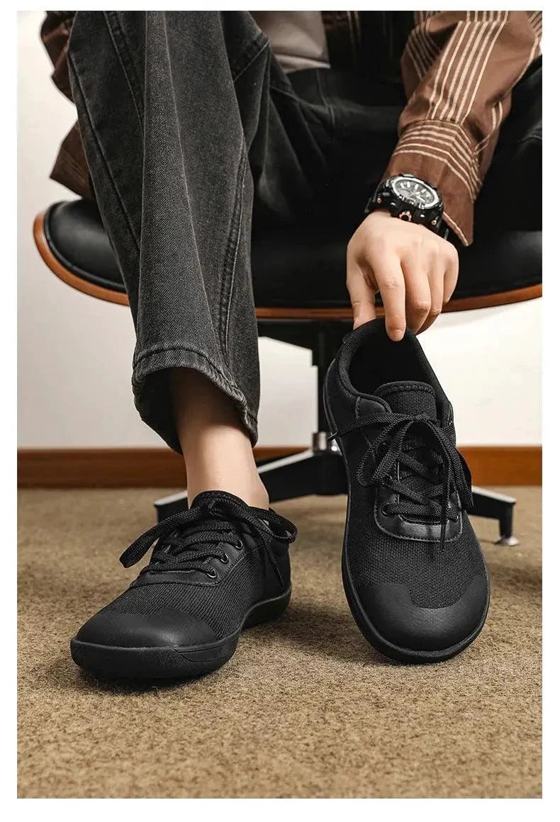 Chaussures de course en mesh respirant à large bout MANDOTOS pour hommes
