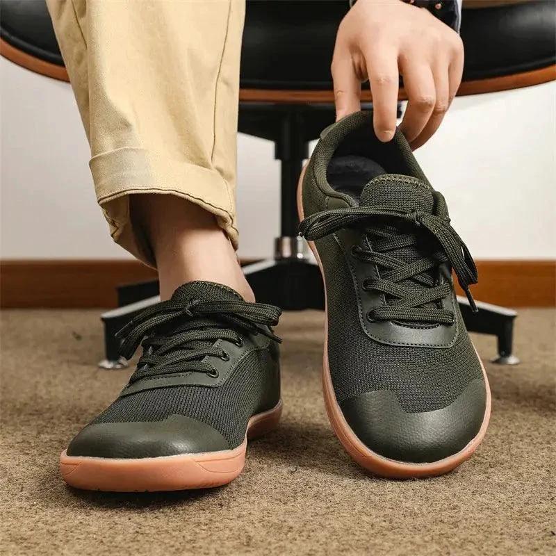 Chaussures de course en mesh respirant à large bout MANDOTOS pour hommes