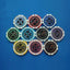 Premium ABS Plastic Two-Color Poker Chips Set
